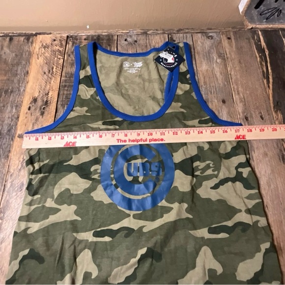 NWT Chicago Cubs MLB Camo Tank Top Size L  Campus Lifestyle Genuine Merchandise - Picture 7 of 8